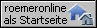 die-roemer-online.de als Startseite
